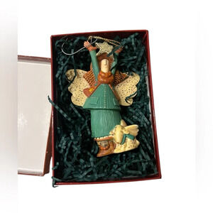 Lang & Wise 1998 Angel Starlight Ornament by Sue Dreamer • New In Box 4”Ht